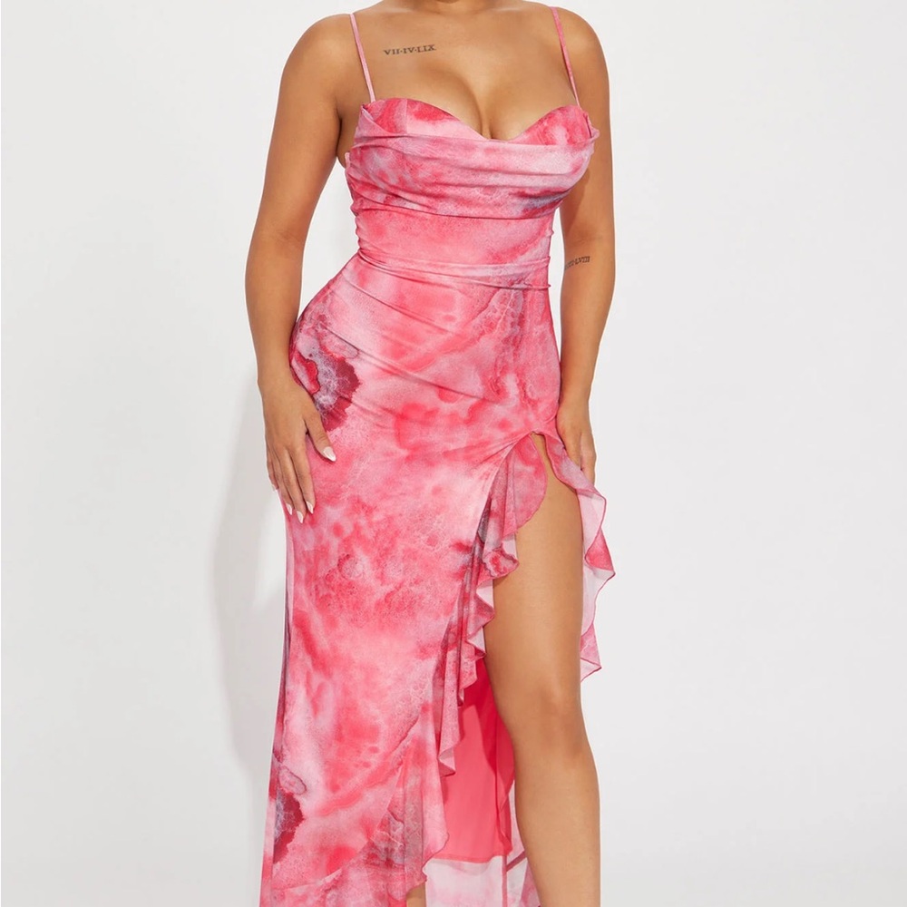 Cute pink fashion nova dress